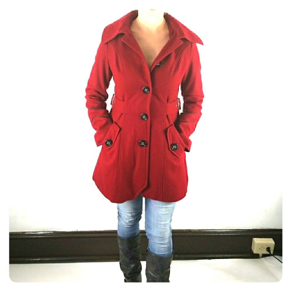 Red Miss Sixty Winter Coat - Xtra Small